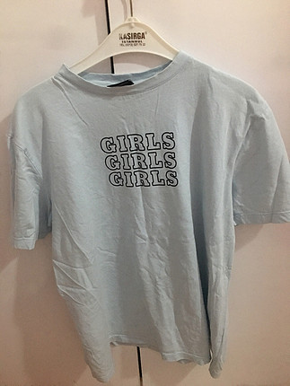 tshirt yeni giyilmemiş bebek mavisi