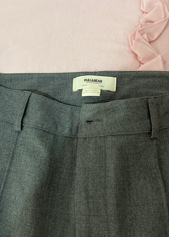 Pull and Bear Pull Bear Gri Melanj Kumas Pantolon