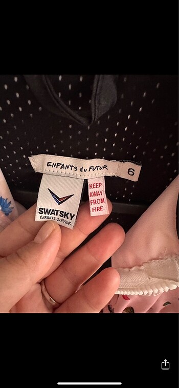 6 Yaş Beden pembe Renk Swatsky yağmurluk