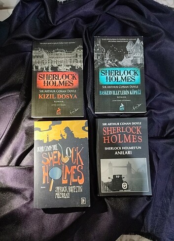 Sherlock Holmes seti 4 kitap 