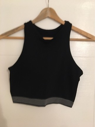 Pull&bear askılı atlet crop top kısa üst