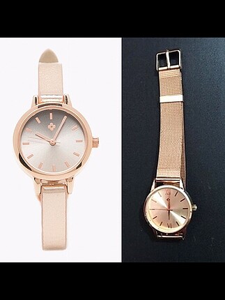 KOTON ROSE GOLD PEMBE ALTIN BRONZ BAKIR SAATLER 2 TANESİNİN FİYA