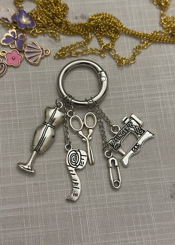 Terzi temalı mezura makas iğne singer - Görsel 2