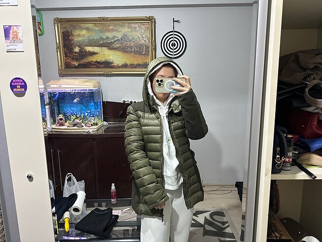 MCM MCR REG TM şişme mont yanları kaşe