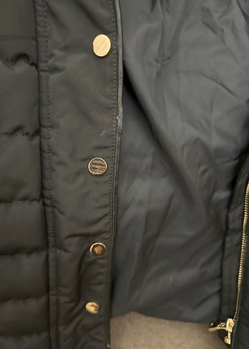 Network kaz tüyü siyah şişme mont - Görsel 8