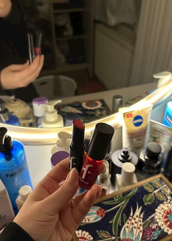 Flormar Kırmızı Renkli Ruj water lip - Görsel 2