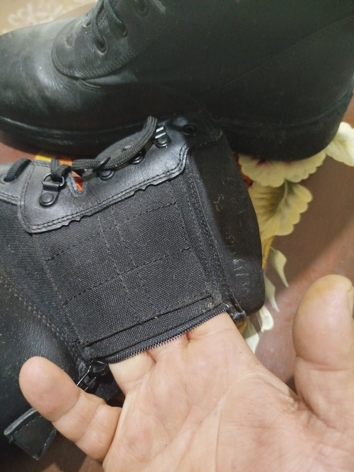 Siyah  hakiki deri43 numara MA-1 Erkek Bot - Görsel 3