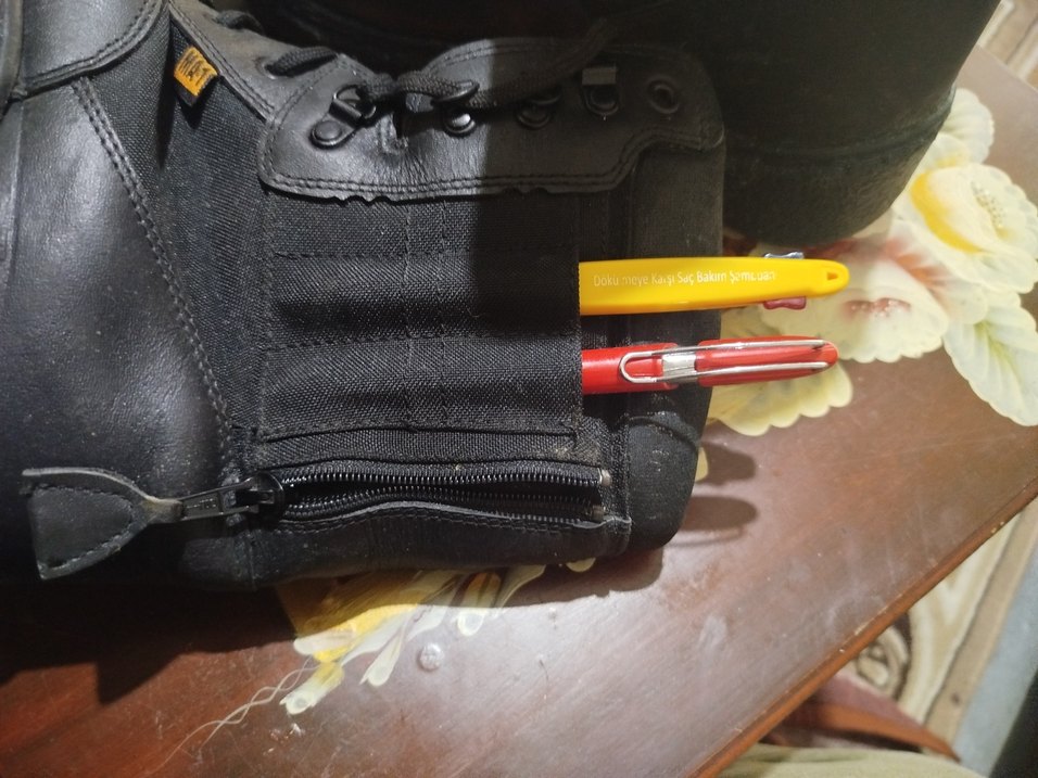 Siyah  hakiki deri43 numara MA-1 Erkek Bot - Görsel 5