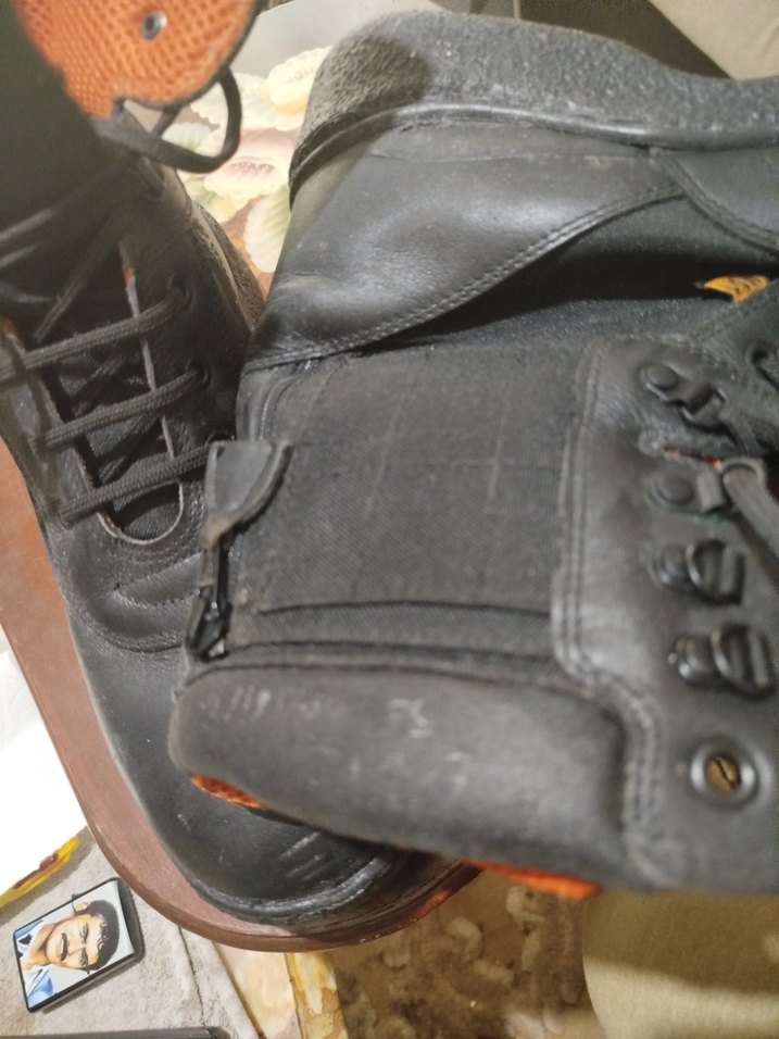 Siyah  hakiki deri43 numara MA-1 Erkek Bot - Görsel 2