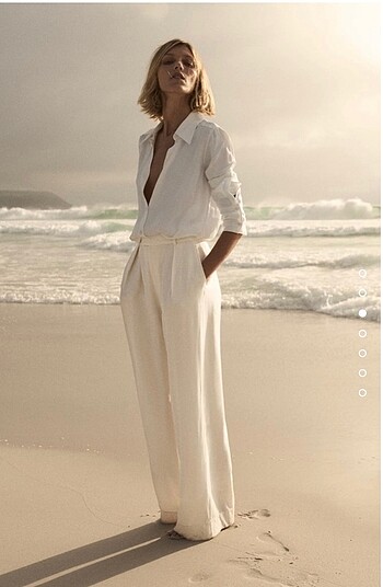 Zara Zara saten pantolon