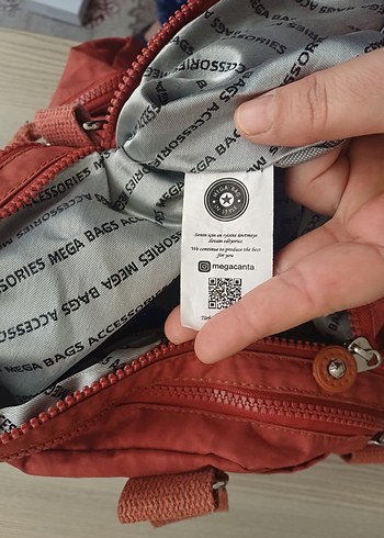 kiremit rengi Kadın Spor 3 kullanımlı Çanta - Görsel 5