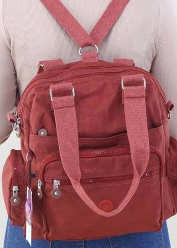 kiremit rengi Kadın Spor 3 kullanımlı Çanta - Görsel 3