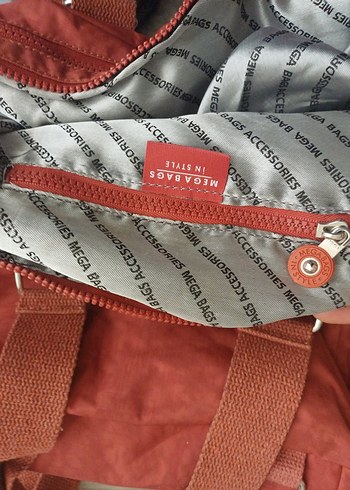 kiremit rengi Kadın Spor 3 kullanımlı Çanta - Görsel 4