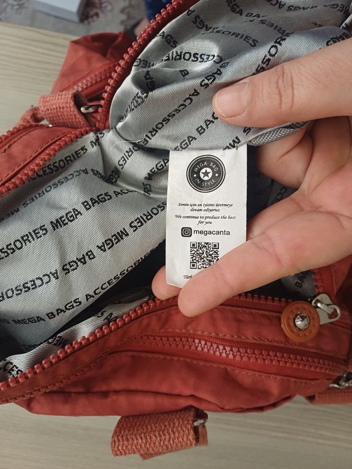 kiremit rengi Kadın Spor 3 kullanımlı Çanta - Görsel 5
