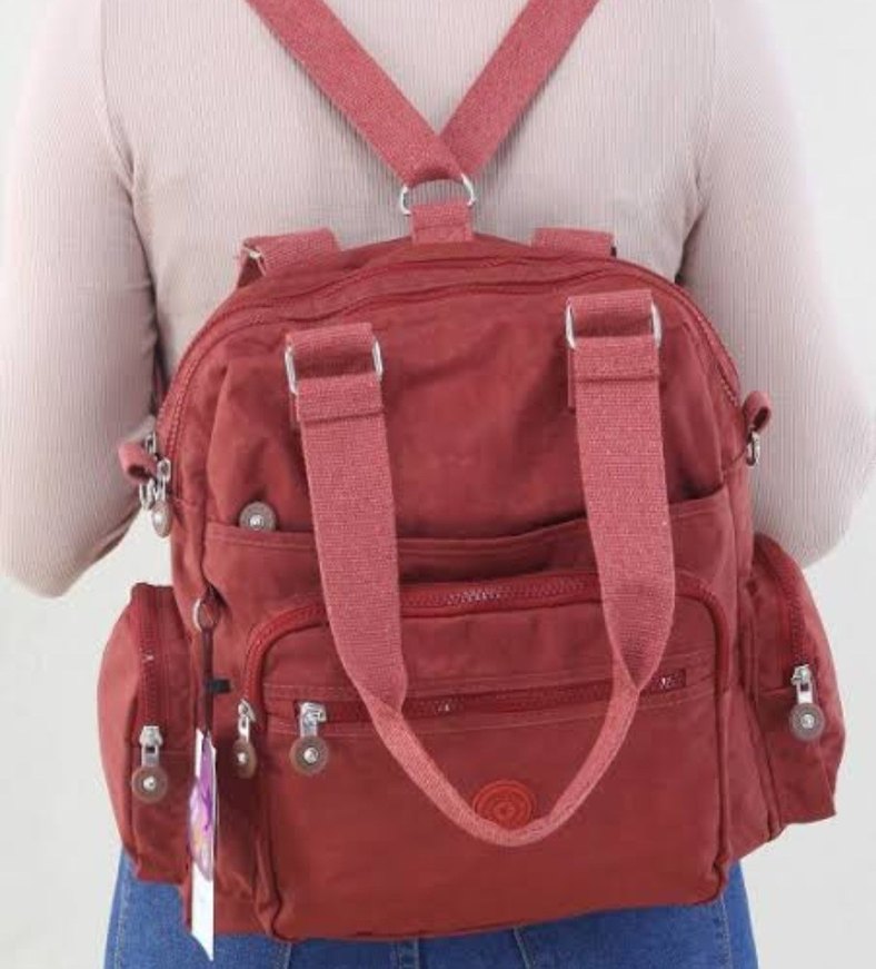 kiremit rengi Kadın Spor 3 kullanımlı Çanta - Görsel 3