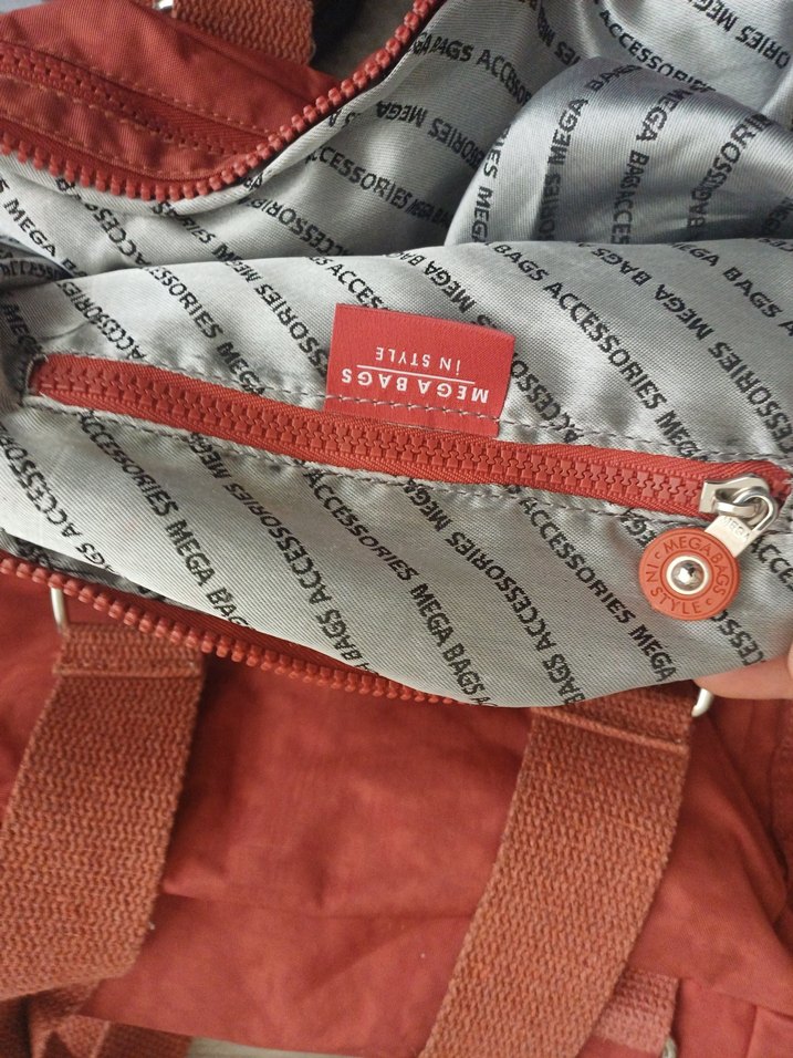 kiremit rengi Kadın Spor 3 kullanımlı Çanta - Görsel 4