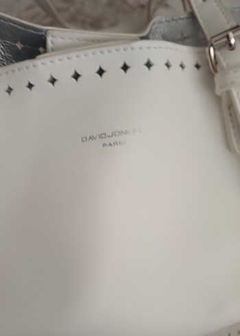 David Jones Bej Deri Fermuarlı Kadın Çanta - Görsel 4