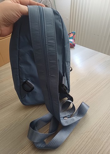 sanmoris orjinal Mavi Minimalist Kadın Sırt ve gögüs Çantası - Görsel 2