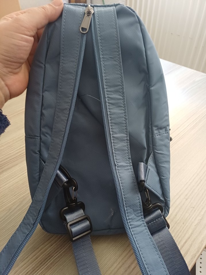 sanmoris orjinal Mavi Minimalist Kadın Sırt ve gögüs Çantası - Görsel 3