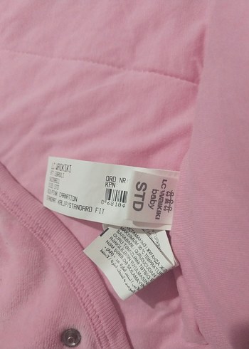 Pembe Kız Bebek Çiçek Desenli Bebek Kundağı - Görsel 5