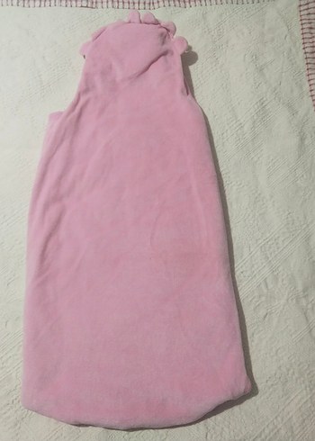 Pembe Kız Bebek Çiçek Desenli Bebek Kundağı - Görsel 8