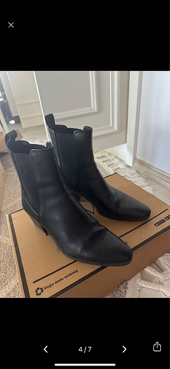 38 Beden siyah Renk Zara bot