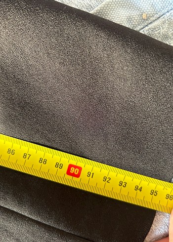 m Beden Dantel Detaylı Siyah Midi Ofis Elbisesi