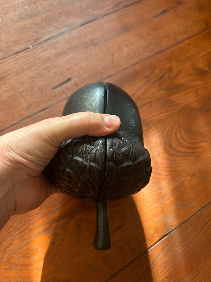 Kahverengi Meşe Palamudu döküm kutu - Görsel 3