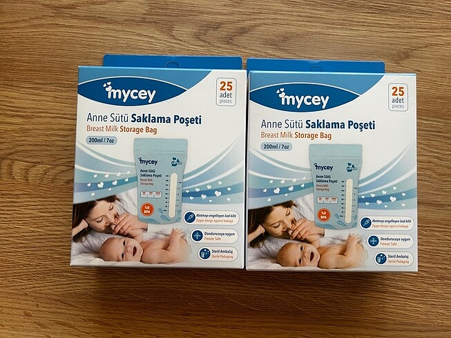 Anne sütü saklama poşeti