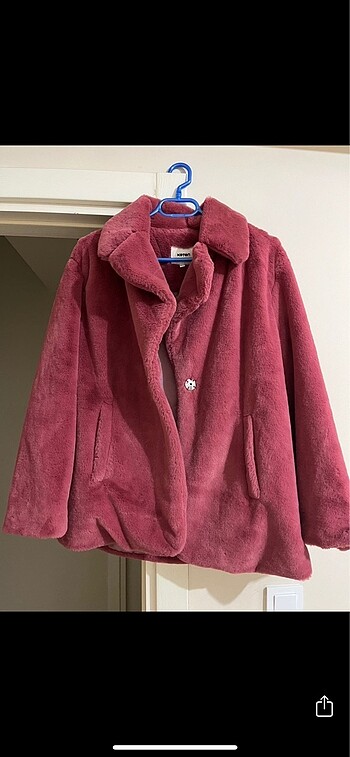 Koton Pembe peluş kürk