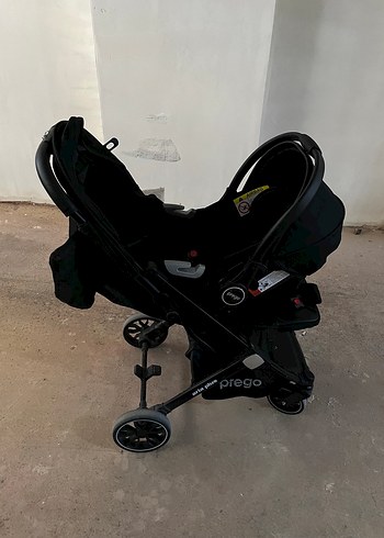 Prego Siyah kabin boy travel sistem bebek arabası - Görsel 4