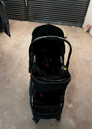 Prego Siyah kabin boy travel sistem bebek arabası - Görsel 5