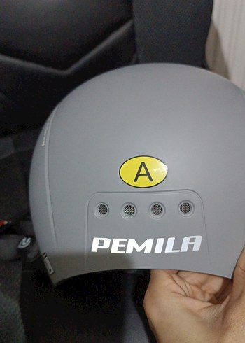 Şeffaf Vizörlü Gri Motosiklet Kaskı - Görsel 5