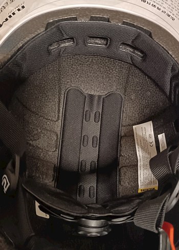 Şeffaf Vizörlü Gri Plastik Motosiklet Kaskı - Görsel 3