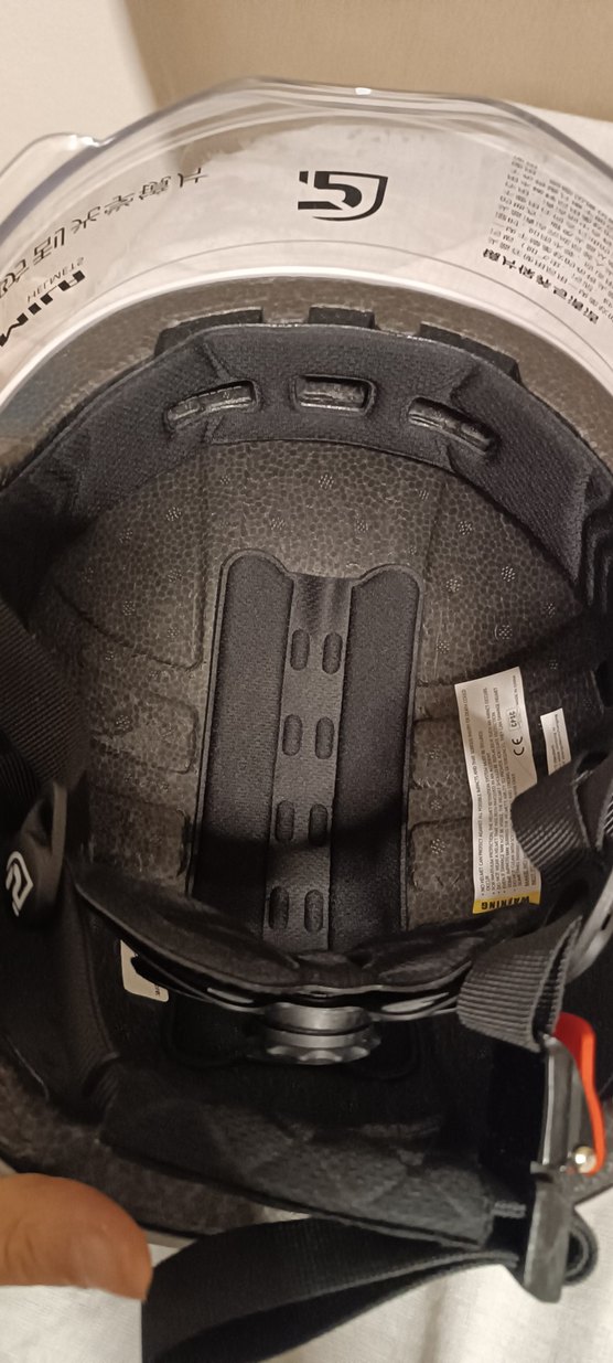 Şeffaf Vizörlü Gri Plastik Motosiklet Kaskı - Görsel 3