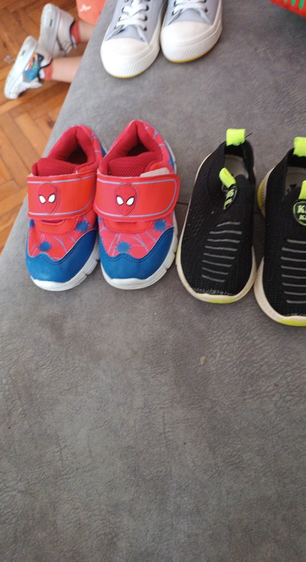 Renkli Erkek Çocuk Spor Ayakkabısı Velcro - Görsel 2