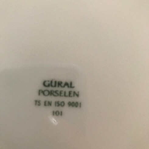 Beden Güral porselen servis tabağı