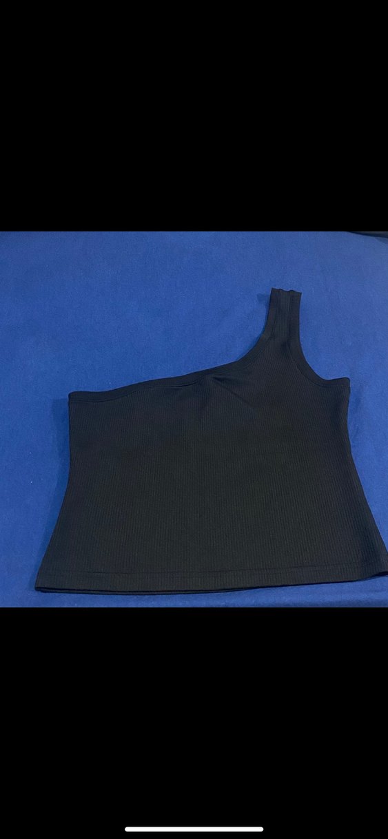 Tek Askılı Siyah Üst - Görsel 2