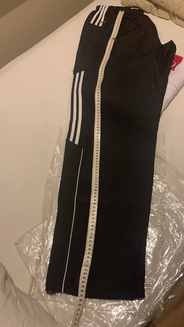 Siyah Adidas Fermuarlı Erkek Eşofman Altı - Görsel 4