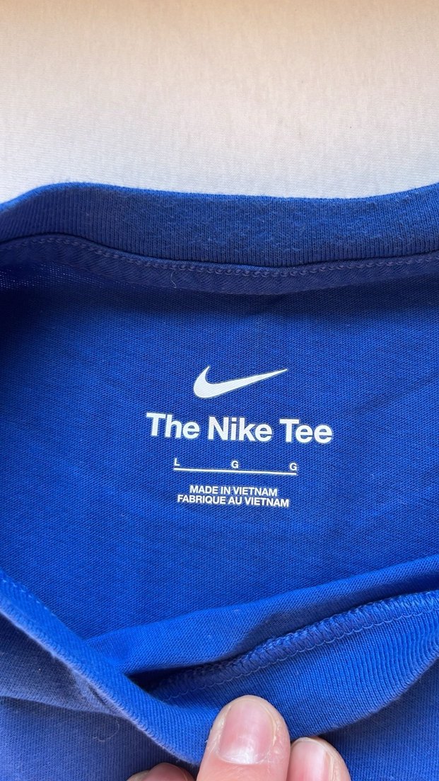 Mavi Nike Baskılı Kısa Kollu Tişört - Görsel 2