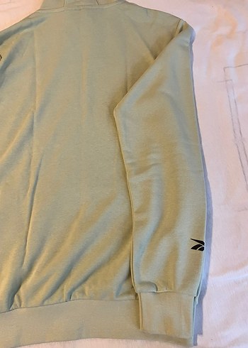 Reebok Açık Yeşil Kapüşonlu Sweatshirt - Görsel 4