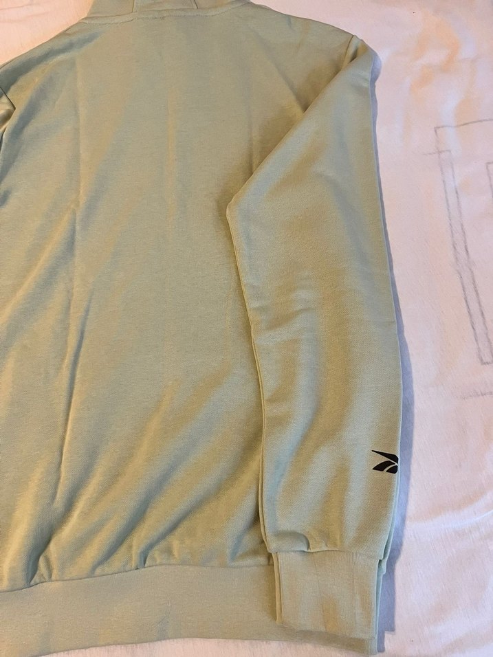 Reebok Açık Yeşil Kapüşonlu Sweatshirt - Görsel 4