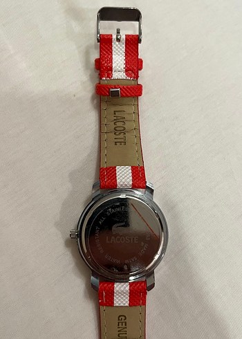 Lacoste Kırmızı Beyaz Klasik Erkek Kol Saati - Görsel 3