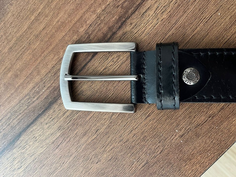 DERİMOD Siyah Erkek Klasik Kemer - Görsel 3