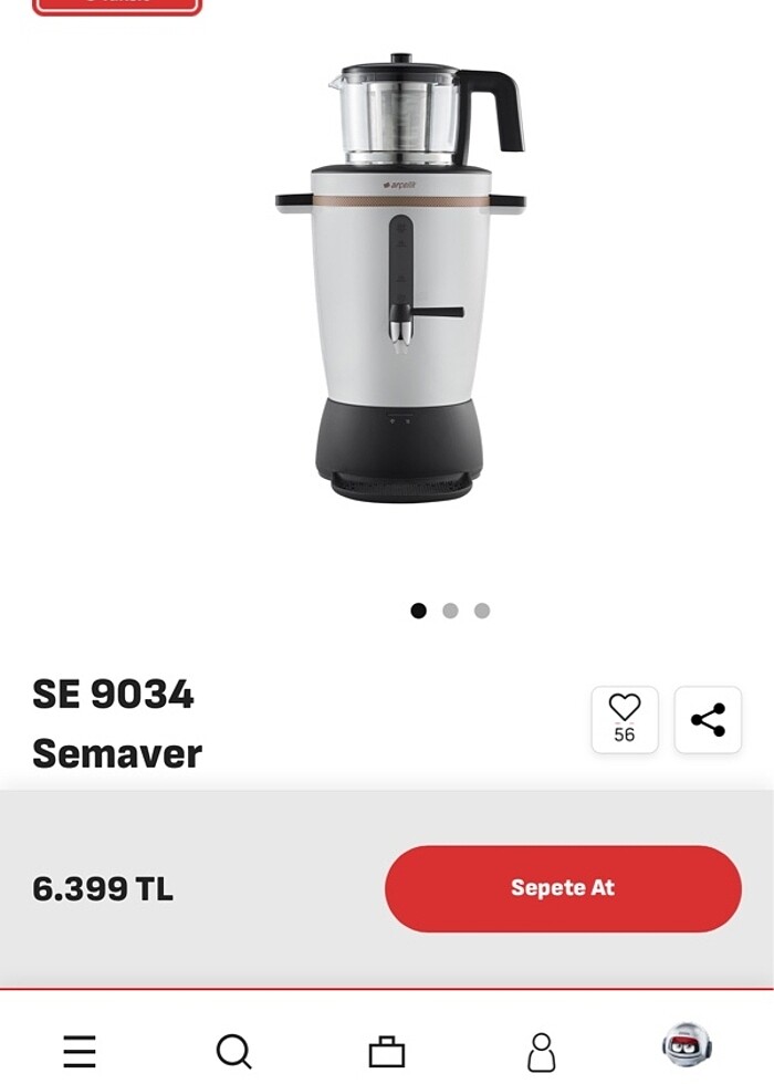 Arçelik Semaver Sıfır Ürün - Görsel 2