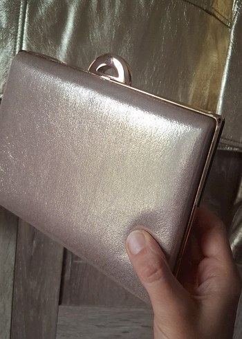 Kadın Parlak Altın Deri Biker Ceket - Görsel 7