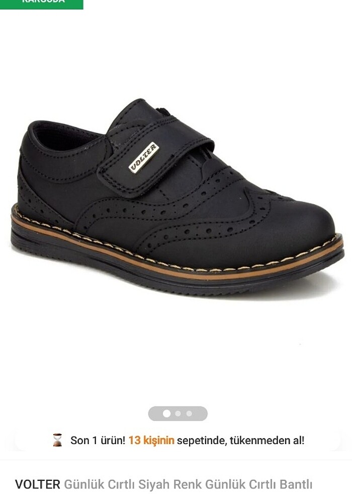 Volter klasik çocuk ayakkabı  - Görsel 2