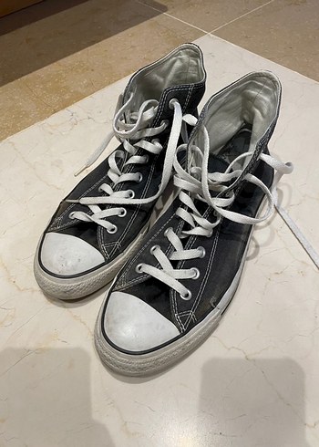 Gri Bağcıklı Kadın Sneakers