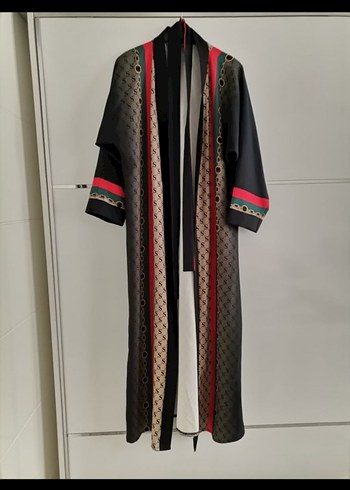 Gucci desen uzun Abaya - Görsel 2