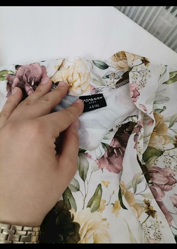 Kısa Kollu Fırfırlı Bebek Kız Takımı - Görsel 4